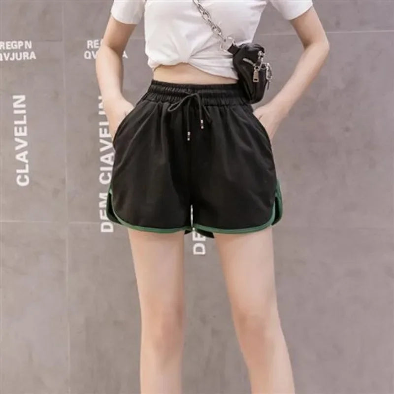 Nightwear Short Pants Woman High Waist Home Shorts For Women Summer Low Price Trend 2024 Classic Jorts Streetwear Luxury Elegant