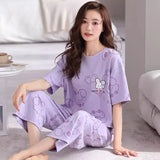 Modal Women's Pajamas Pants Women Pajama Set Pijama Loungewear Sleepwear Home Suit Nightie Cute Nightgowns Sleeping Underwear