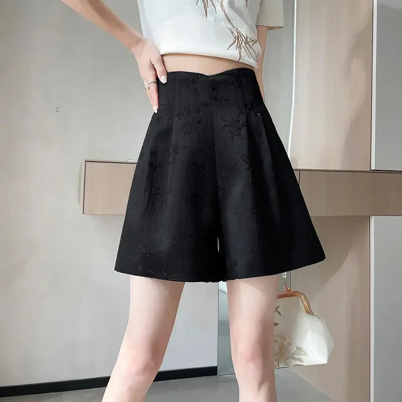 Casual Female Short Pants Jorts Women's Shorts New In Trend 2024 Elegant Streetwear Fashion Clothing Youthful for Summer Outfits