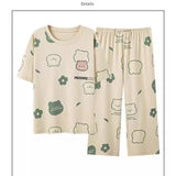 Modal Women's Pajamas Pants Women Pajama Set Pijama Loungewear Sleepwear Home Suit Nightie Cute Nightgowns Sleeping Underwear